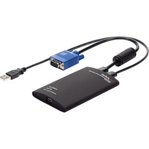 StarTech.com KVM Console to USB 2.0 Portable Laptop Crash Cart Adapter 