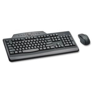 Kensington Pro Fit 72408 Keyboard & Mouse - USB Wireless RF Keyboard - USB Wireless RF Mouse - Optical - Right-handed Only - 1 Pack