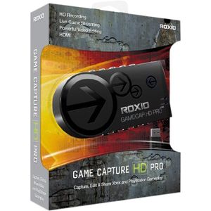 Roxio Game Capture HD PRO - Functions: Video Capturing, Video Streaming, Video Editing - USB 2.0 - 1920 x 1080 - Audio Line In - External