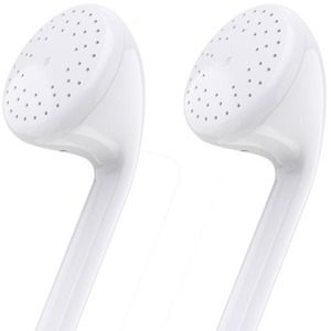 4XEM Premium Series Earphones With Mic For iPhoneÃƒâ€šÃ‚Â®/iPodÃƒâ€šÃ‚Â®/iPadÃƒâ€šÃ‚Â® - Stereo - White - Wired - Earbud - Binaural - Outer-ear - Mic
