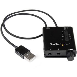 StarTech.com USB Stereo Audio Adapter External Sound Card with SPDIF Digital Audio 