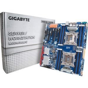 Gigabyte MD70-HB0 Server Motherboard - Intel C612 Chipset - Socket LGA 2011-v3 - Extended ATX - 64 GB DDR4 SDRAM Maximum RAM - RDIMM, LRDIMM, DIMM - 16 x Memory Slots - Gigabit Ethernet - 12 x SATA Interfaces