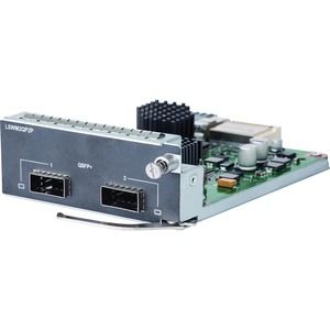 HPE 5510 2-port QSFP+ Module - For Data Networking, Optical NetworkOptical Fiber40 Gigabit Ethernet - 40GBase-X - 2 x Expansion Slots - QSFP+