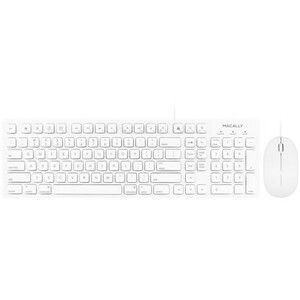 Macally Keyboard & Mouse - USB Cable - 103 Key - USB Cable - Optical - 1000 dpi - 3 Button - Scroll Wheel - QWERTY - Compatible with Computer