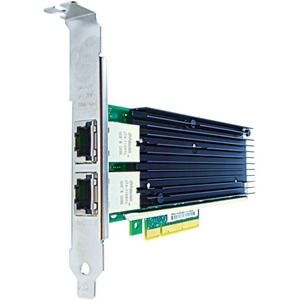 Axiom 10Gbs Dual Port RJ45 PCIe x8 NIC Card for Dell - 540-BBGU - 10Gbs Dual Port RJ45 PCIe x8 NIC Card