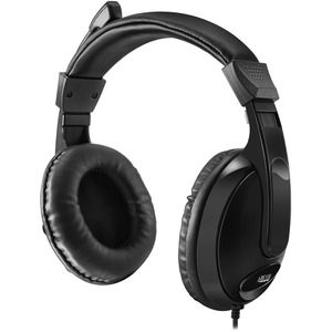 Adesso Xtream H5 - 3.5mm Stereo Headset with Microphone - Noise Cancelling - Wired- Lightweight - Works with Computer, Tablet and Smartphone. Ideal for Zoom, Microsoft Team, Skype, Webex, Google Meet