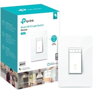 TP-Link Kasa Smart HS220 - Kasa Smart Dimmer Switch - Single Pole, Needs Neutral Wire, 2.4GHz Wi-Fi Light Switch Works with Alexa and Google Home, UL Certified, No Hub Required