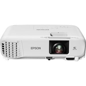 Epson PowerLite W49 LCD Projector - 16:10 - 1280 x 800 - Front, Rear, Ceiling - 8000 Hour Normal Mode - 17000 Hour Economy Mode - WXGA - 16,000:1 - 3800 lm - HDMI - USB