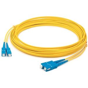AddOn 9m SC (Male) to SC (Male) Straight Yellow OS2 Duplex LSZH Fiber Patch Cable - 29.50 ft Fiber Optic Network Cable for Network Device - First End: 2 x SC Network - Male - Second End: 2 x SC Network - Male - Patch Cable - LSZH - 9/125 Âµm - Yellow - 1
