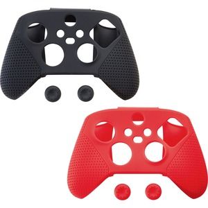 Verbatim Gaming Controller Case - For Microsoft Gaming Controller - Black, Red - Scratch Resistant, Wear Resistant, Anti-slip - Silicone - 2