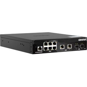 QNAP 10GbE and 2.5GbE Layer 2 Web Managed Switch for SMB Network Deployment 