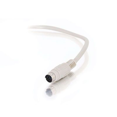 C2G 15ft PS/2 M/M Keyboard/Mouse Cable - mini-DIN (PS/2) Male - mini-DIN (PS/2) Male - 15ft - Beige