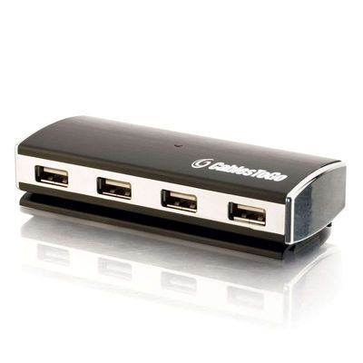 C2G 4-Port USB Hub for Chromebooks, Laptops and Desktops - USB - External - 4 USB Port(s) - 4 USB 2.0 Port(s)